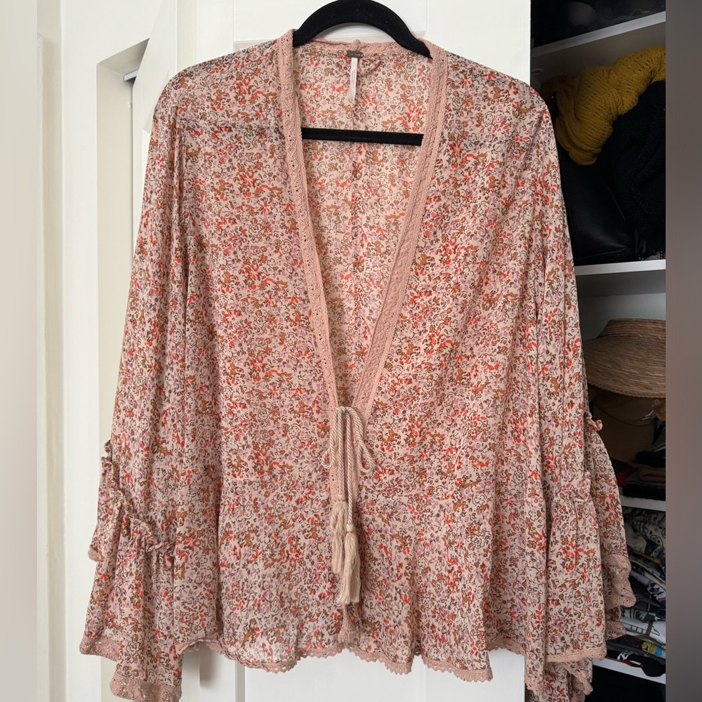 Free people ruffle top